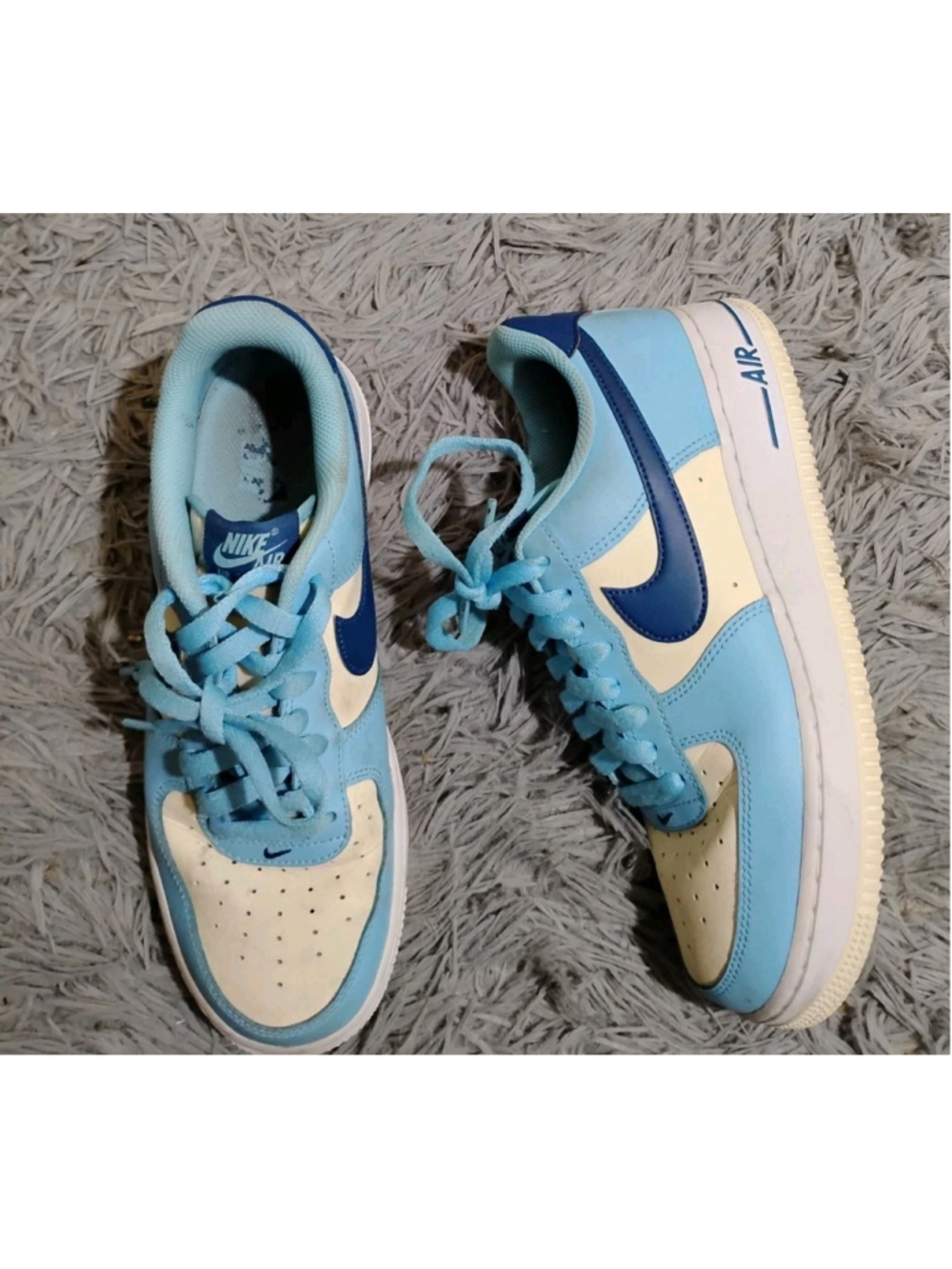 Nike Air Force 1 Low 07 Aquarius Coconut Milk Men Sz 7.5 Wom 9 Sneaker HF4837407